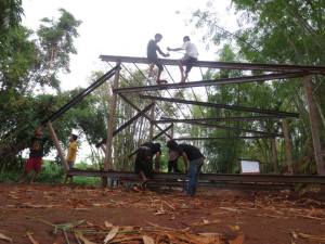 Steel frame structure Moving School 003